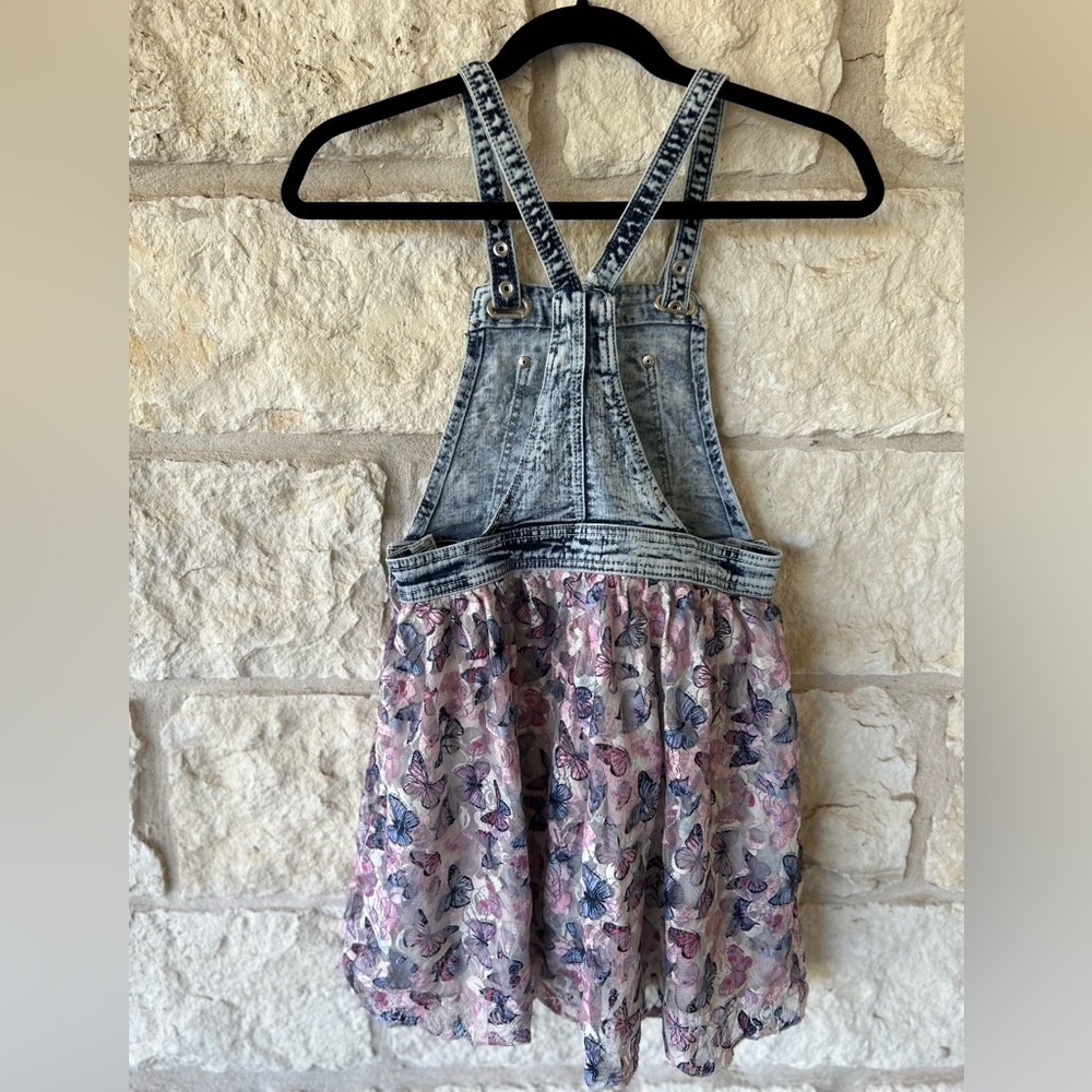 JORDACHE Blue Denim Jean Dress  L 10/12  Preloved Very Good Condition - Picture 2 of 7